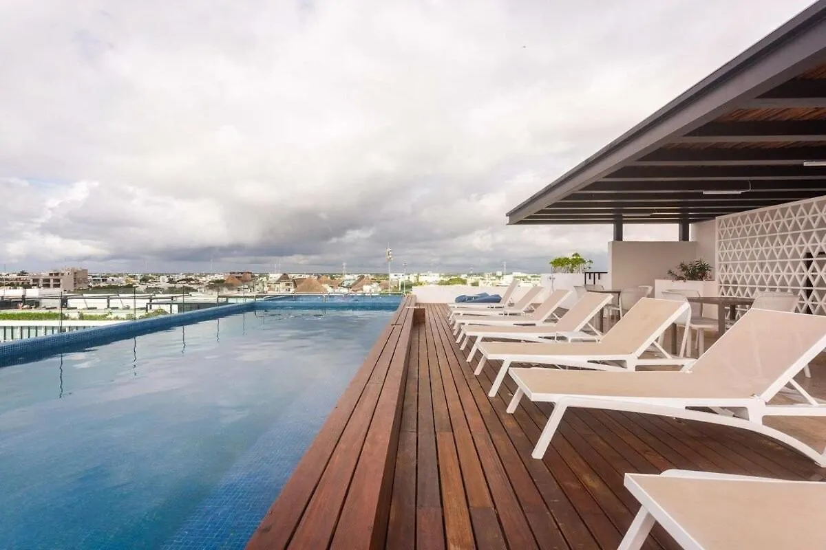 Daire Moderno Estudio Increible Roof Pool & Gym Quinta Av Playa del Carmen Meksika